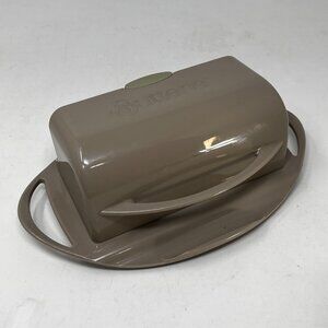 Butterie [Ivory] Flip Top Lid Butter Dish Kitchen Concepts Unlimited